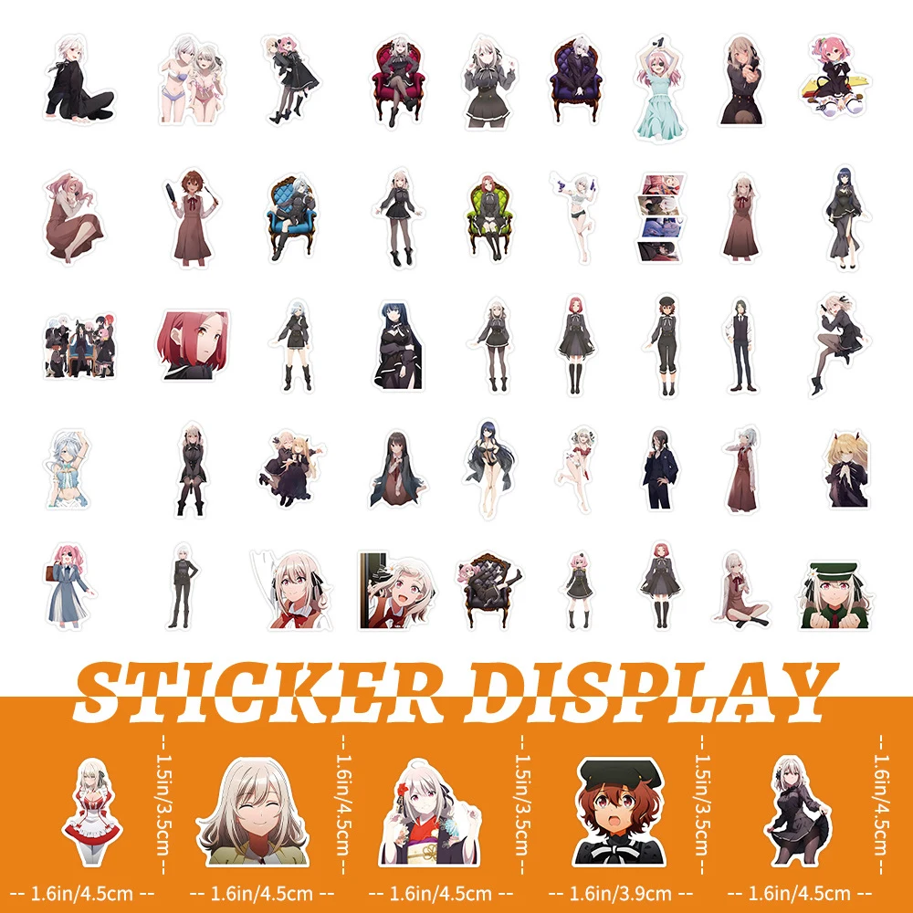10/30/53 шт. аниме Шпионская комната Наклейки Милый Мультфильм Сексуальная девушка