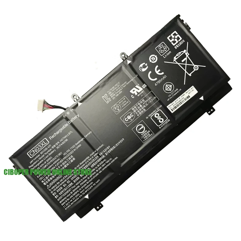 Аккумулятор для ноутбука CP SH03XL CN03XL 57 9 Втч Spectre X360 13-AB001 13-AB002 AC033DX 859026 -421 859356 -855 HSTNN-LB7L