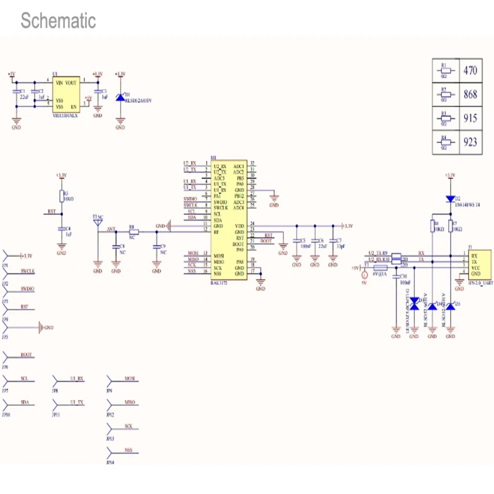 Фото M5Stack LoRaWAN AS923 Модуль связи частотного диапазона P2P Связь STM32WLE5 №5