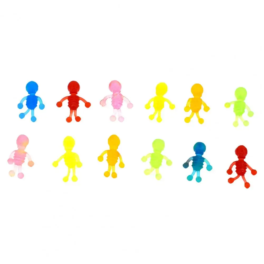 

Забавная модель куклы антистресс с гладкими краями, декоративная интересная модель ТПР со скелетом, модель для детей