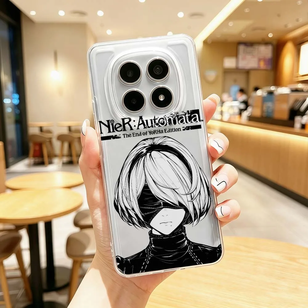 Аниме-чехол NieR Automata для Xiaomi POCO X7 X6 X5 F7 F6 F5 F4 M8 M6 C85 C71 Pro, прозрачный защитный чехол для телефона (art.: 3920dcf0306a3) - 3920dcf0306a3