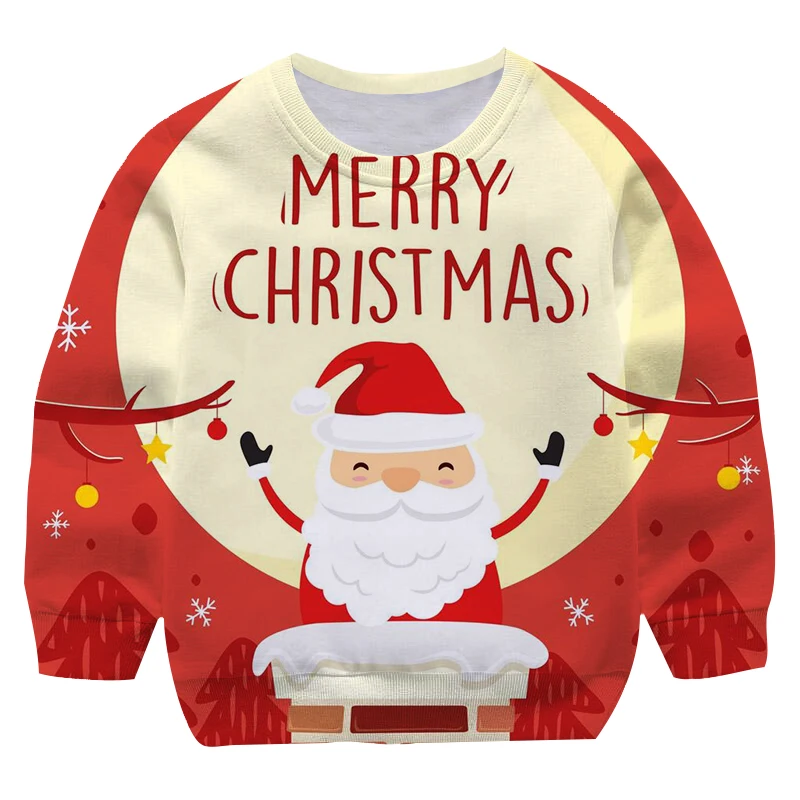 

Детский свитшот с надписью «Merry Christmas»