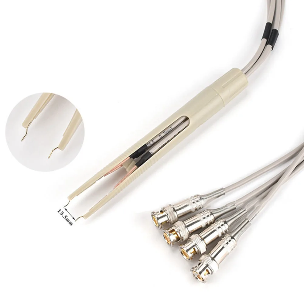 

1*Test Clip 780mm Long Test Clip 780mm BNC Clip Length Clip Opening Metal 13.5mm 182mm Circuit Connection Clamp