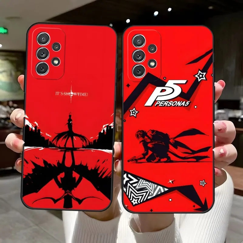 

Anime Persona 5 Phone Case For Samsung Galaxy A13 A52 A53 A73 A32 A51 A23 A22 A12 A02s A20e A40 A50 A21 A72 A70 Cover