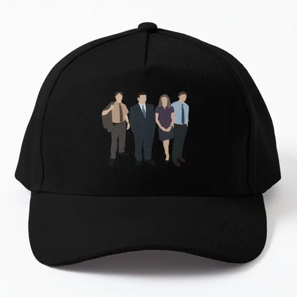 

Бейсболка Office Us Line Up, черная Весенняя Кепка Снэпбэк Кепка в стиле хип-хоп для мальчиков