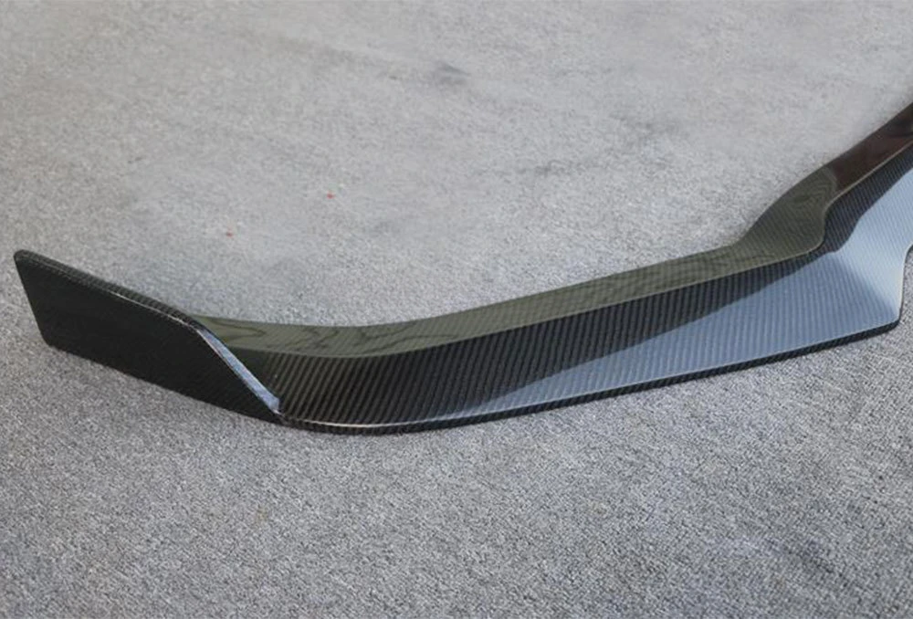 Передний спойлер для губ Для Ford Mustang Coupe 2018 2019 2020 бампер из углеродного волокна