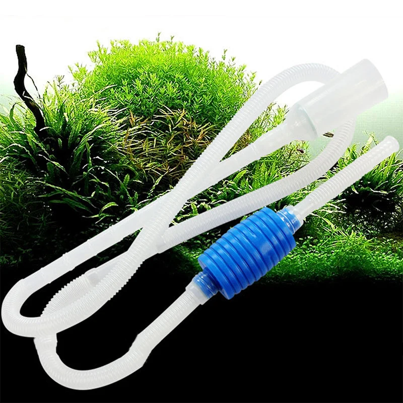 

1PC Aquarium Fish Tank Vacuum Gravel Water Filter Cleaner Siphon Pump Manual Cleaner Pump Safe Vacuum