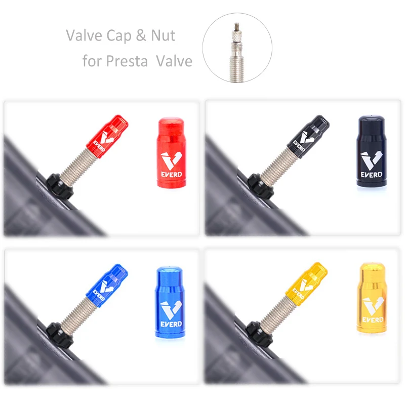 1 ~ 16 комплектов набор гаек клапана для велосипедных шин бескамерный винт Presta