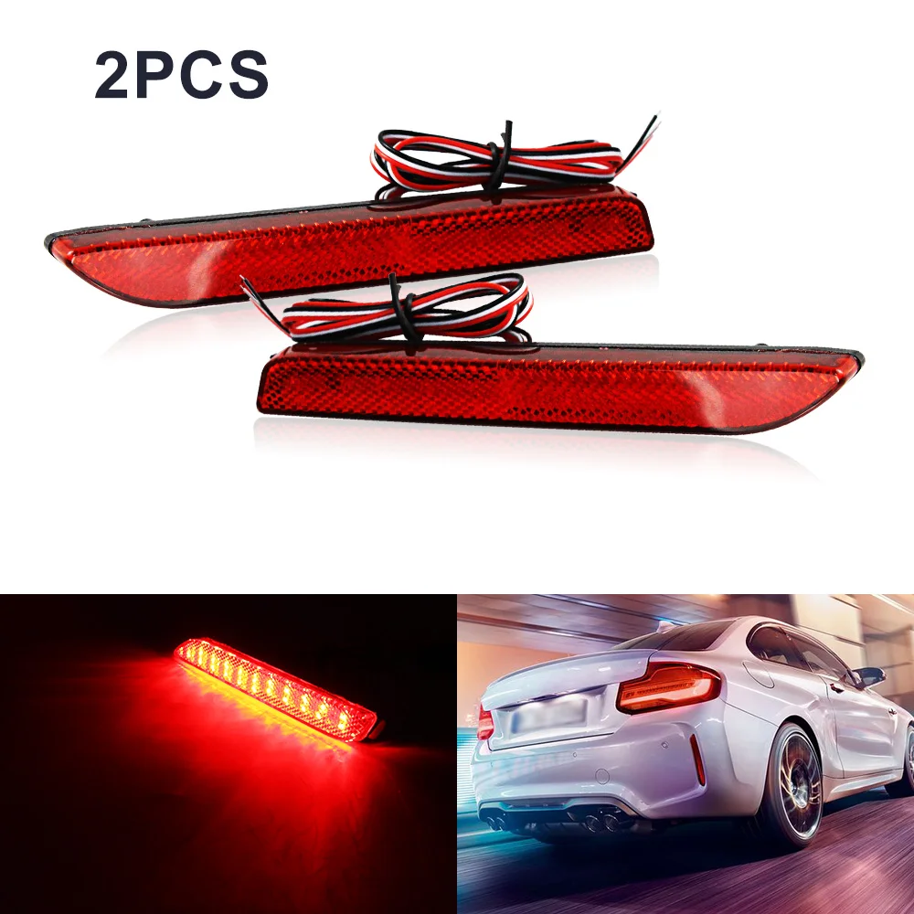 

Отражатель для заднего бампера светильник вой сигнал поворота для Toyota EZ Innova Wish Harrier Camry Reiz Venza Allion Avalon Sienna caldine alphard