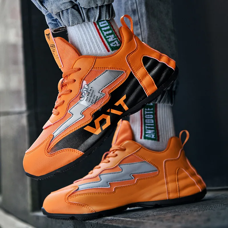 Microfiber breathable sneakers Basketball shoes men's shoes