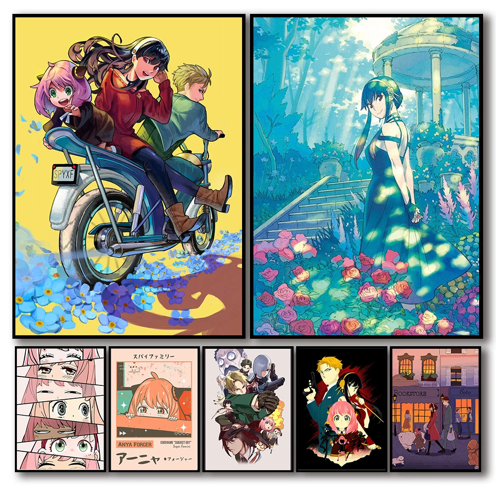 

DIY Painting By Numbers Japanese Anime SPY×FAMILY Oil Painting Anya Handmade Wall Bedroom Kids Room Decoration Kawaii Home Decor