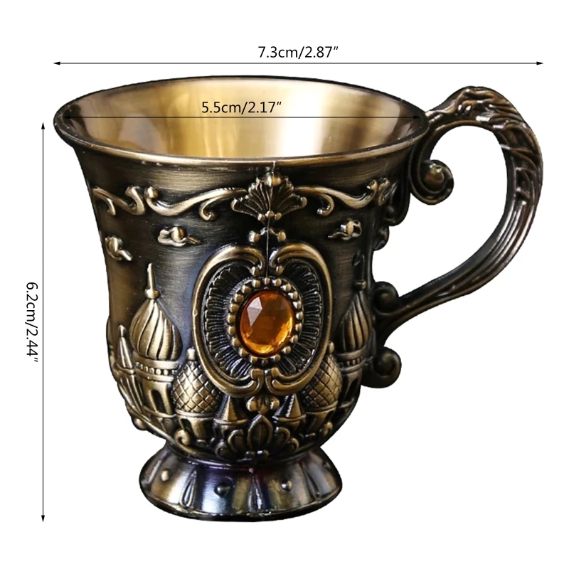 Мини-бокал для вина алкоголя стакан 30 мл ретро рельефный розовый замок стаканы