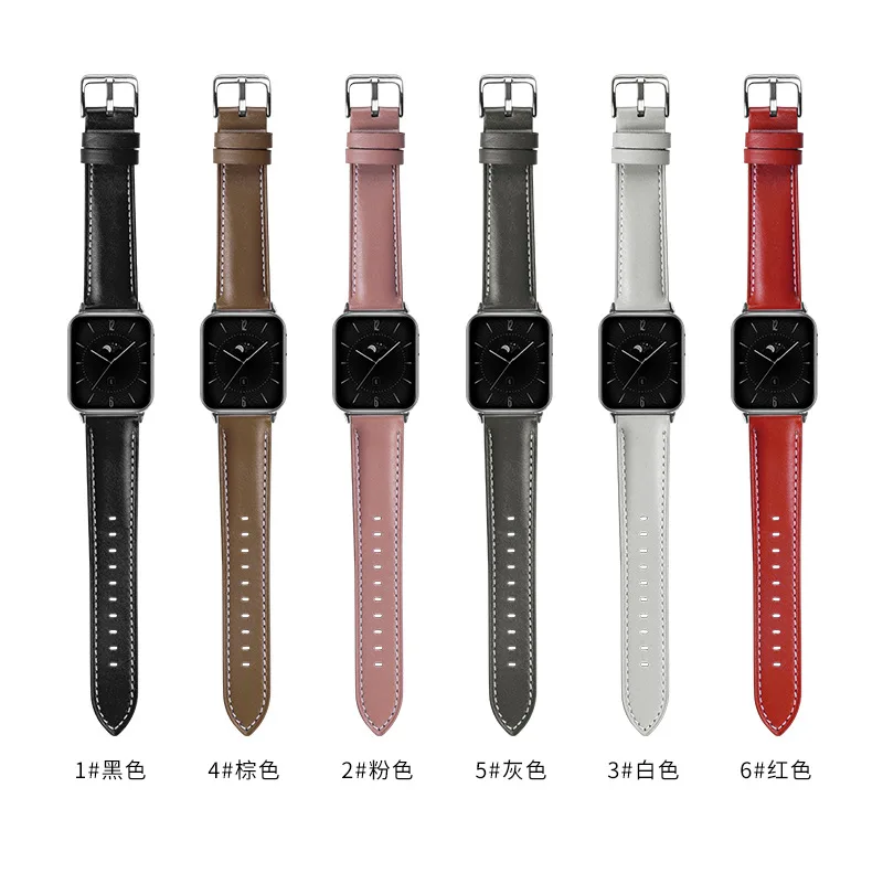 Strap For Oppo watch 3 leather Watchband Suitable for oppo 3 Watch Bracelet Quality Leather  Watch Wristband 5Pcs/lot Wholesale