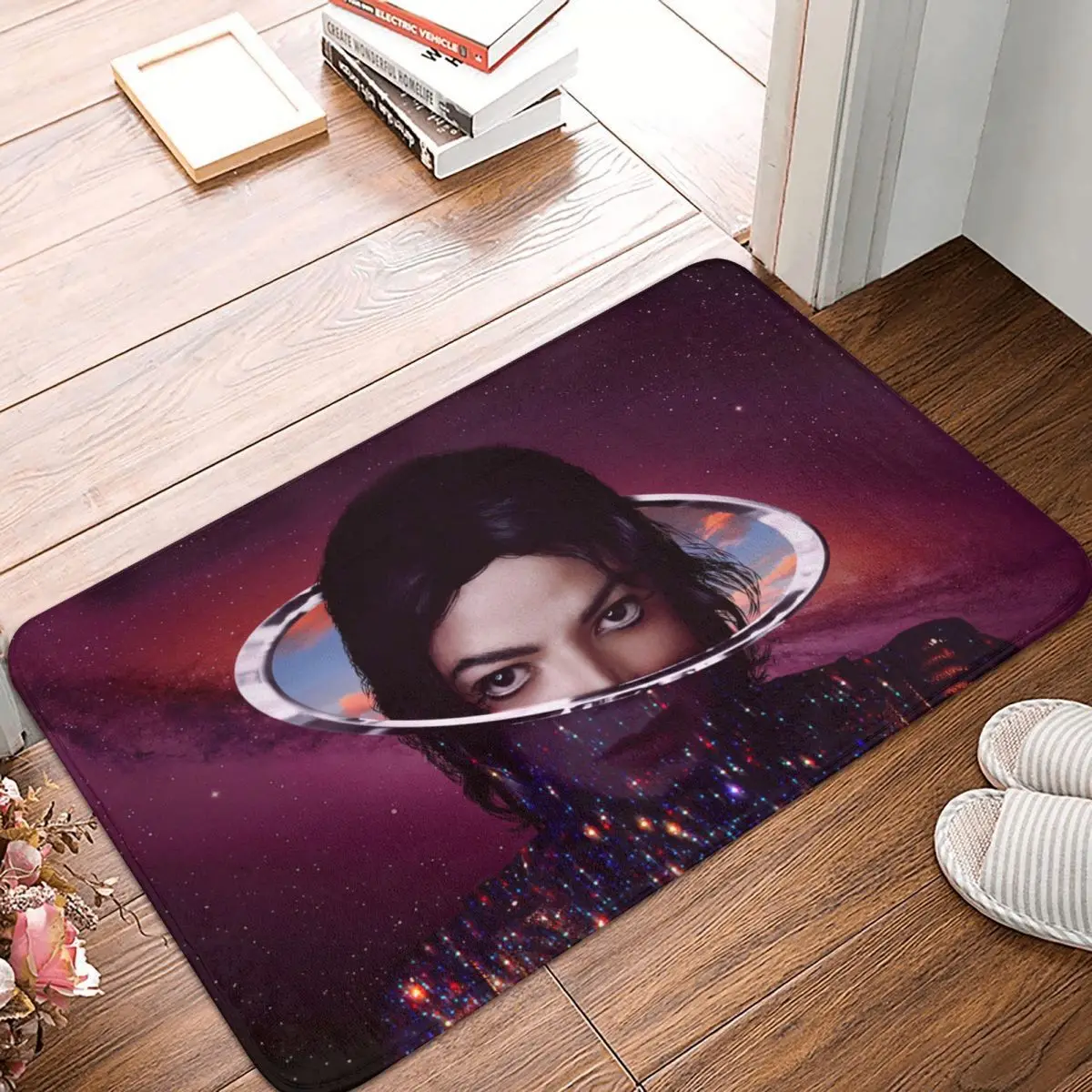 

Michael Jackson Doormat Rug carpet Mat Footpad Bath mat Non-slip toilet Balcony Parlor durable Washable