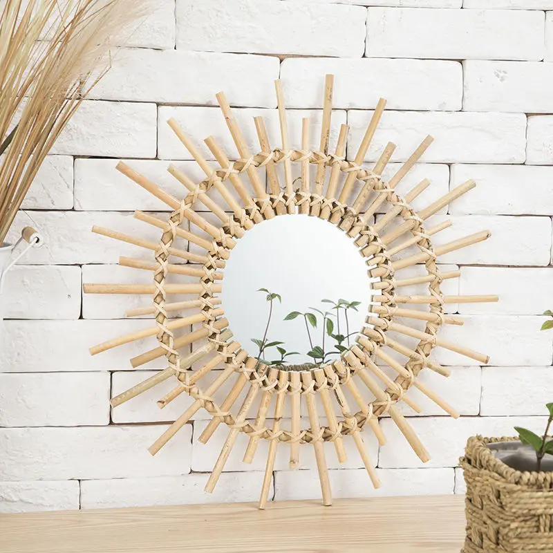 

Macrame Mirrors Decoration Home Bedroom Irregular Mirror Boho Decor Baby Mirror House Decoration Spiegel Room Decor Aesthetic