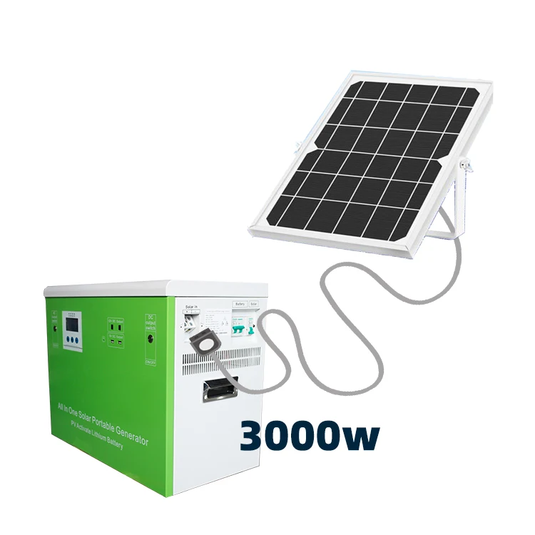 Wholesale solargenerator 3kw Home Portable Rechargeable Lifepo4 Mobile Solar Power Generator