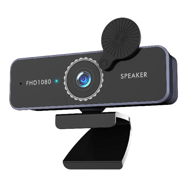 

NEW 1080P Full HD Webcam Auto Focus With Noise Cancelling Microphone Dual Speakers Web Camera For Windows Mac Laptop Desktop