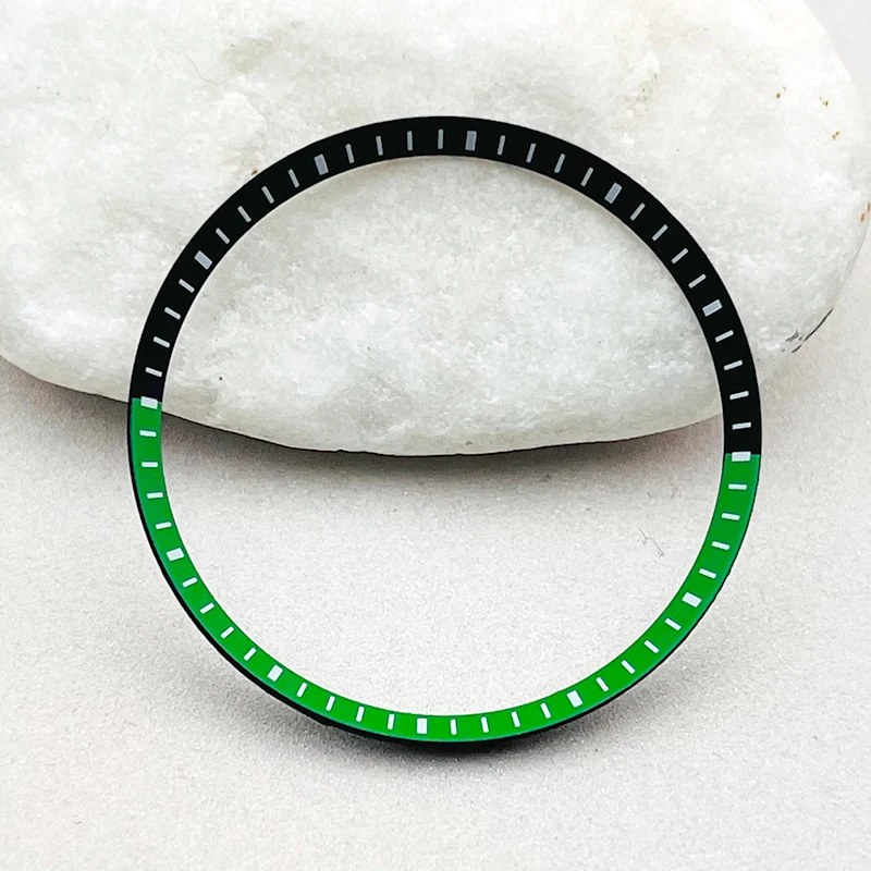 Mod 30.5mm Double Color Plastic Watch Chapter Rings Fits Seiko SRPD SKX007 SKX009 SKX011 Watch Cases Repair Tool Parts