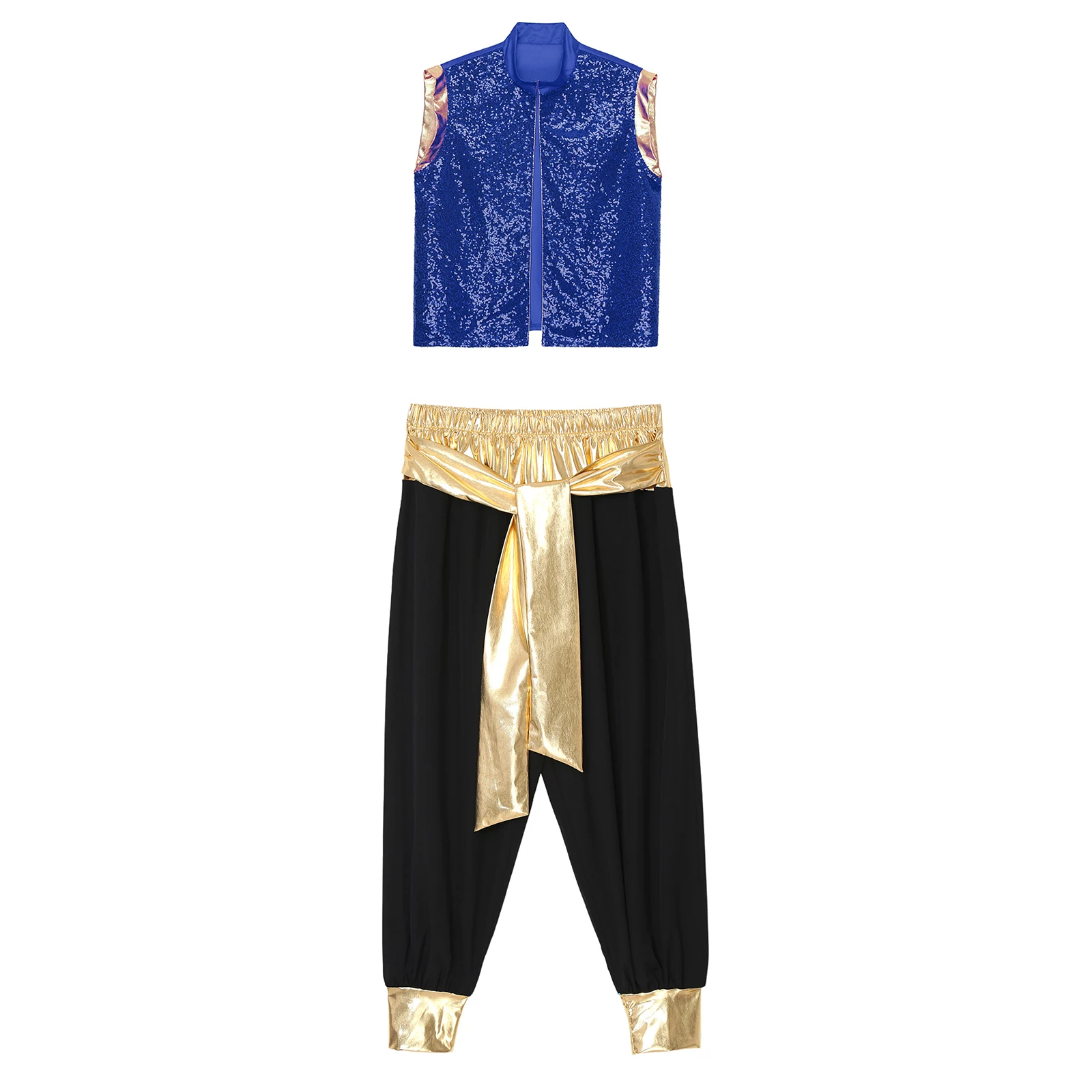 Мужской костюм на Хэллоуин арабский принц косплей Аладин маскарадный жилет с