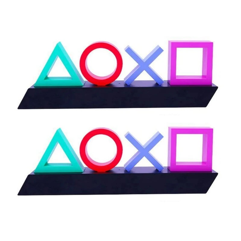 

Подсветка для игровой консоли Playstation Icon, 3 светильник почки с голосовым управлением, подсветка RGB для музыки, освесветильник игровой комнаты,...