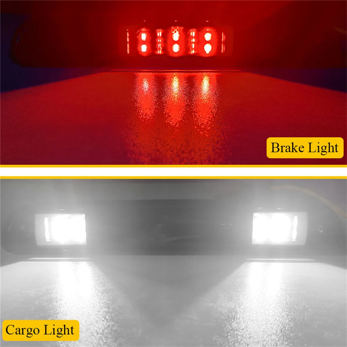 

High Mount Stop Light LED Rear 3Rd Brake Light Lamp for F250 Smoke 1992-1996