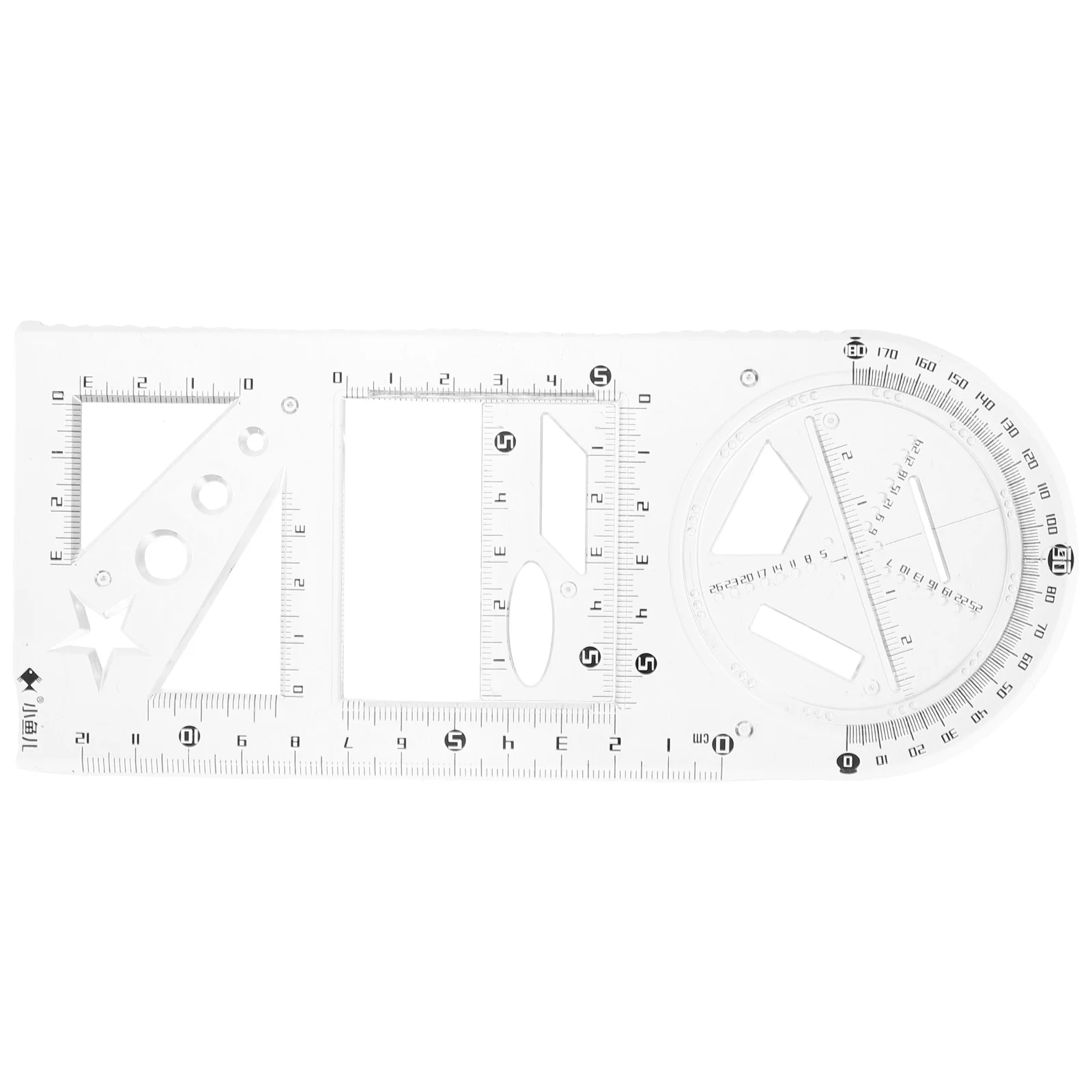 

Plastic Drafting Ruler Template Students Draw Geometric Painting Templates Geometry Rulers