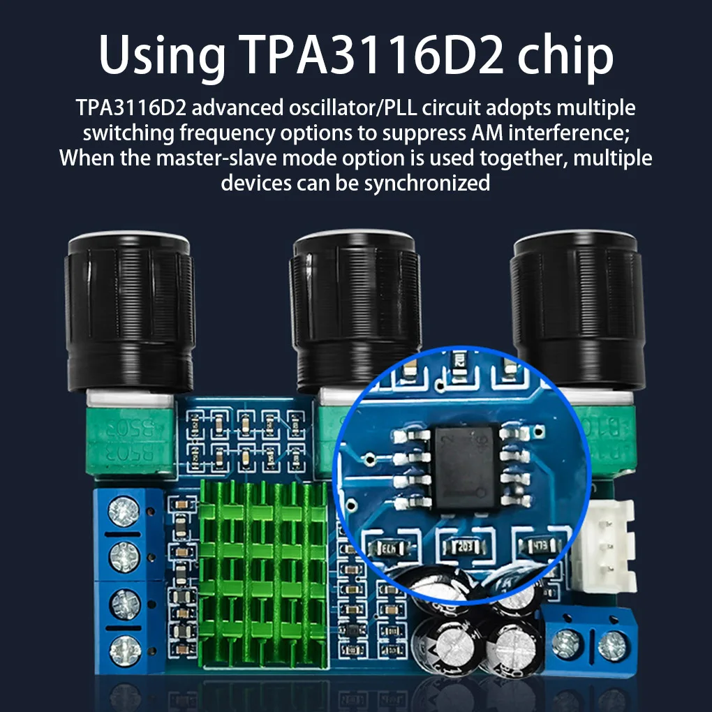 

Усилитель PCB сменная Съемная двухканальная плата DC 12-24V Бытовая Колонка модуль усиления Запчасти Аксессуары