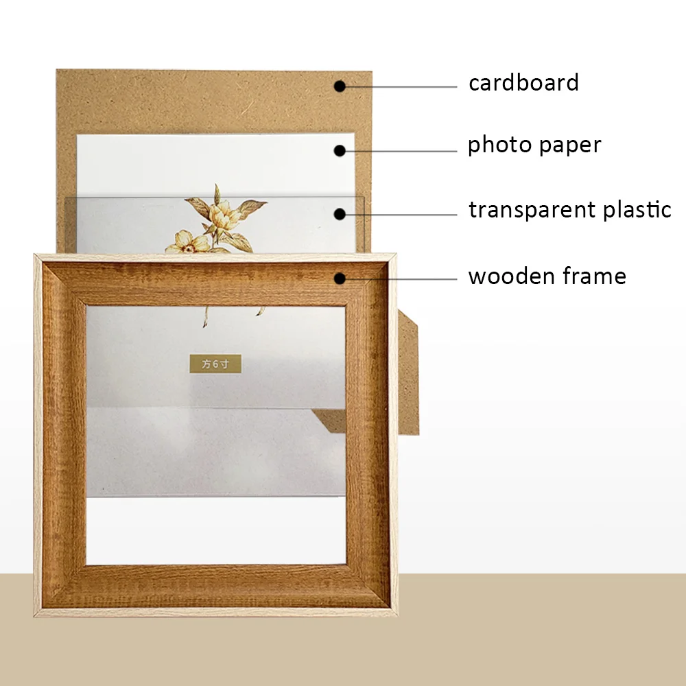 Квадратная фоторамка в скандинавском стиле 5/6 дюйма рамка для вышивки крестиком