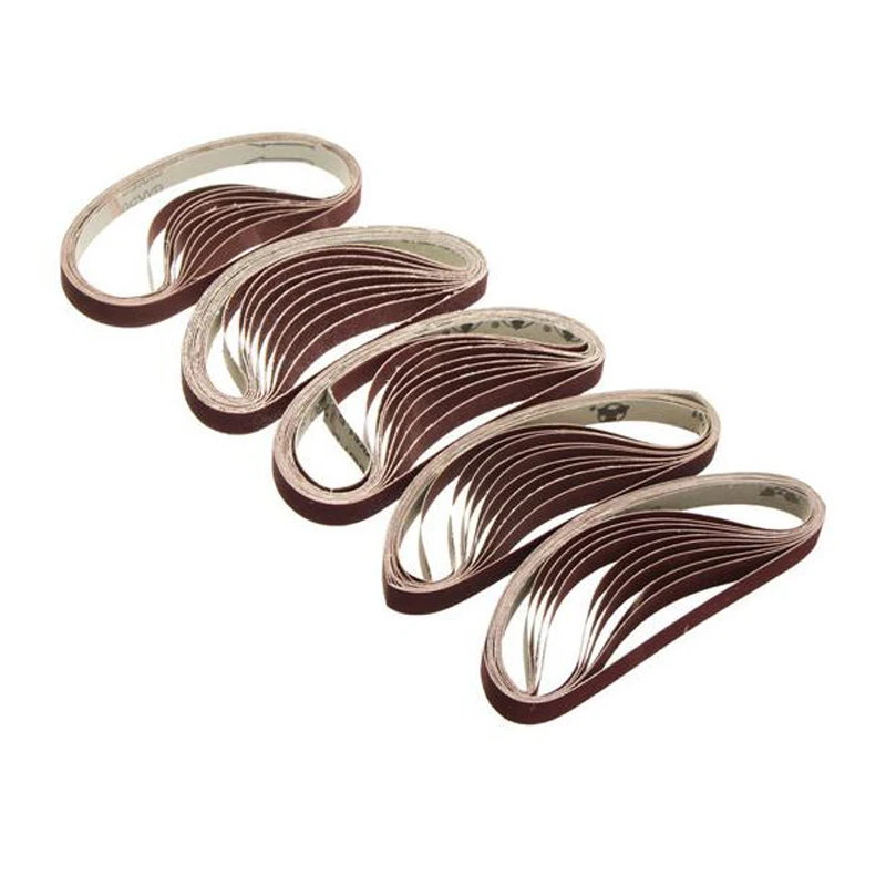 Шлифовальные ленты 330*30 мм, 10 шт., 40-5000 Грит, дерево, мягкая металлическая полировка, строительные ленты для ленточного шлифовального станка, абразивный инструмент