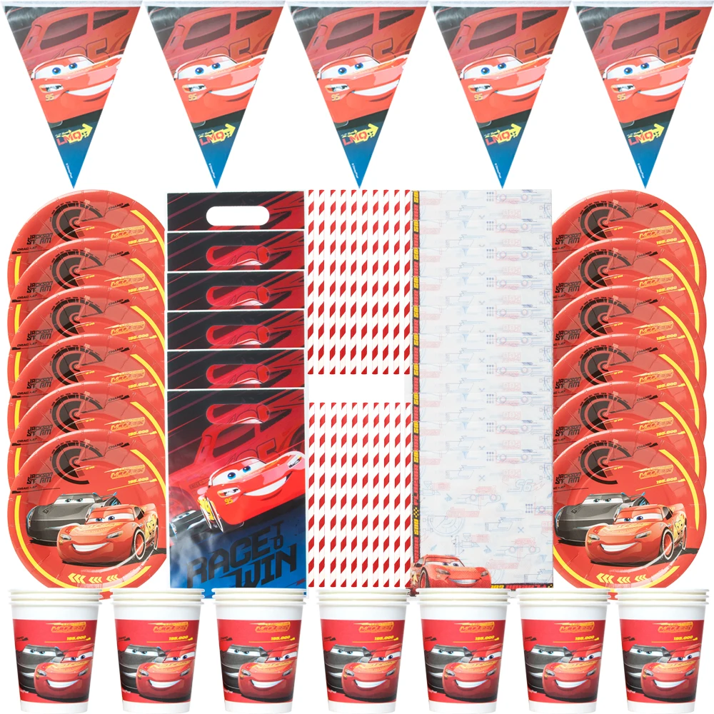 

Disney, тачки, украшения для дня рождения, детская посуда Молния Маккуин, одноразовая посуда, Детские принадлежности для душа