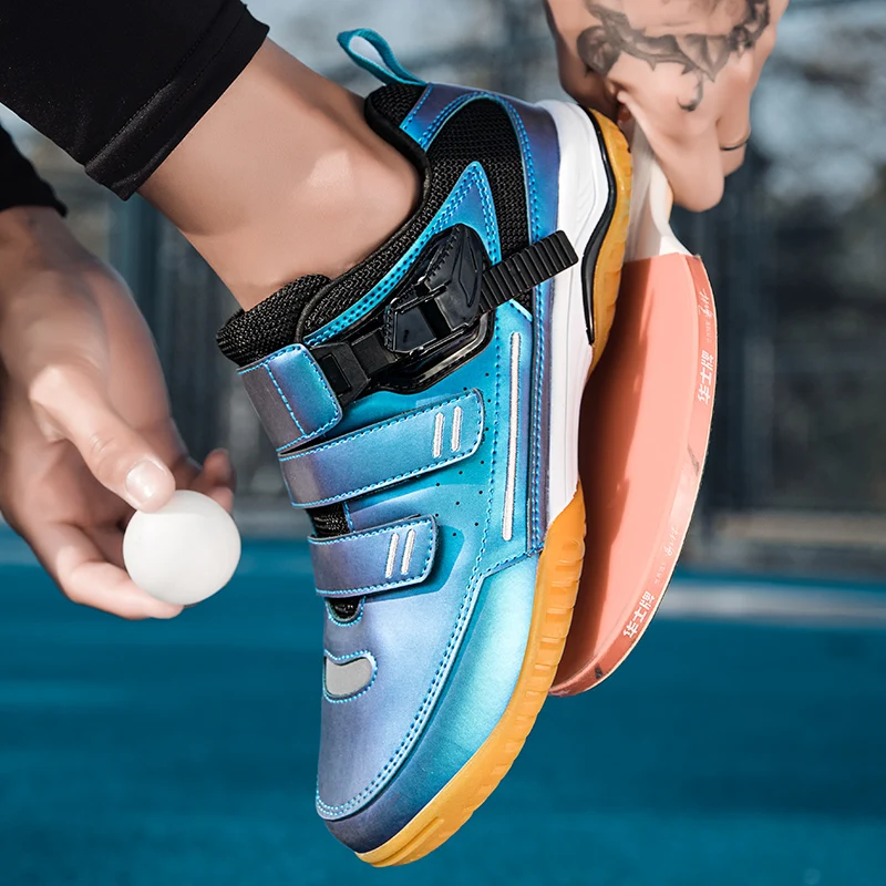 High Quality Table Tennis Shoes Men's and Women's Professional Tennis Shoes Men's Anti-slip Comfortable Training Badminton Shoes