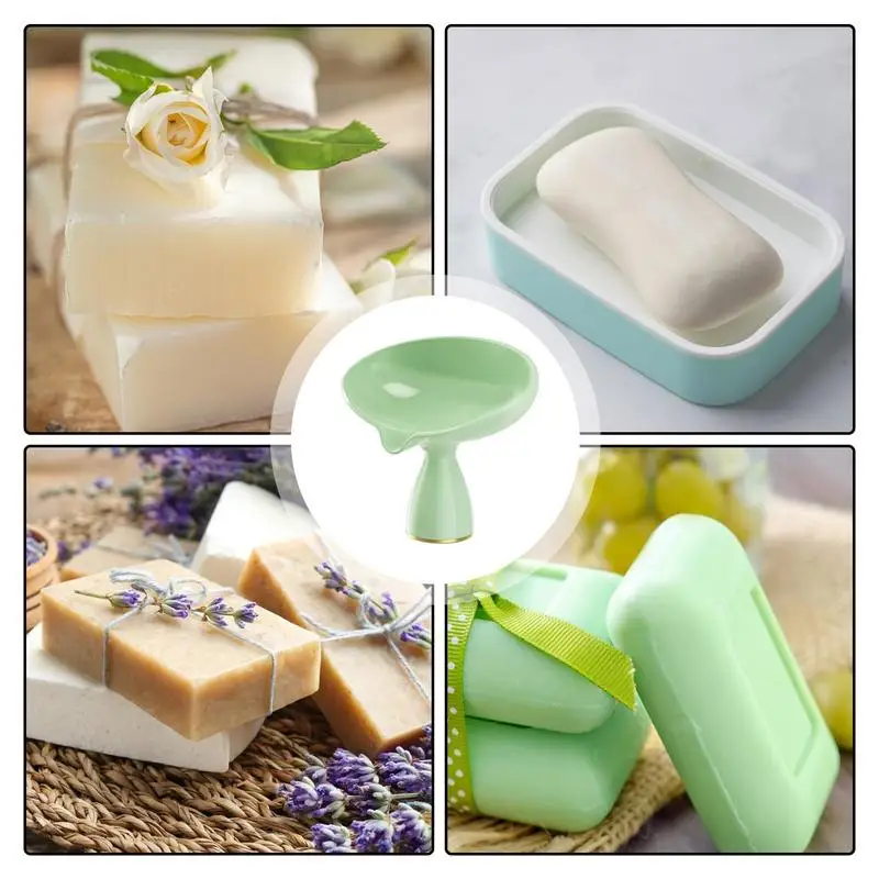 Сушилка для мыла душа нескользящая подставка со скошенным дизайном держатель