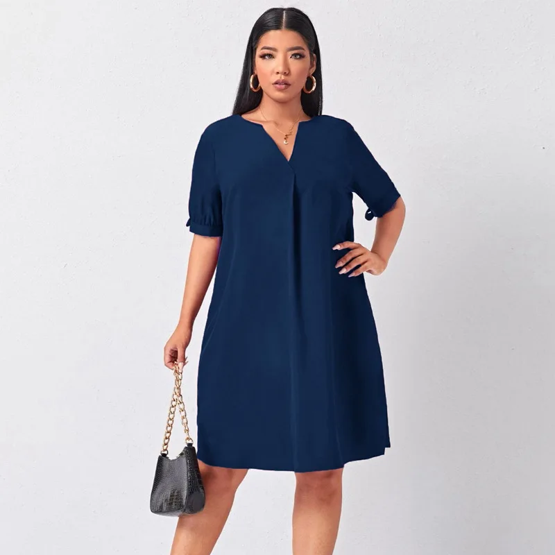 

2022 летнее повседневное модное большое платье