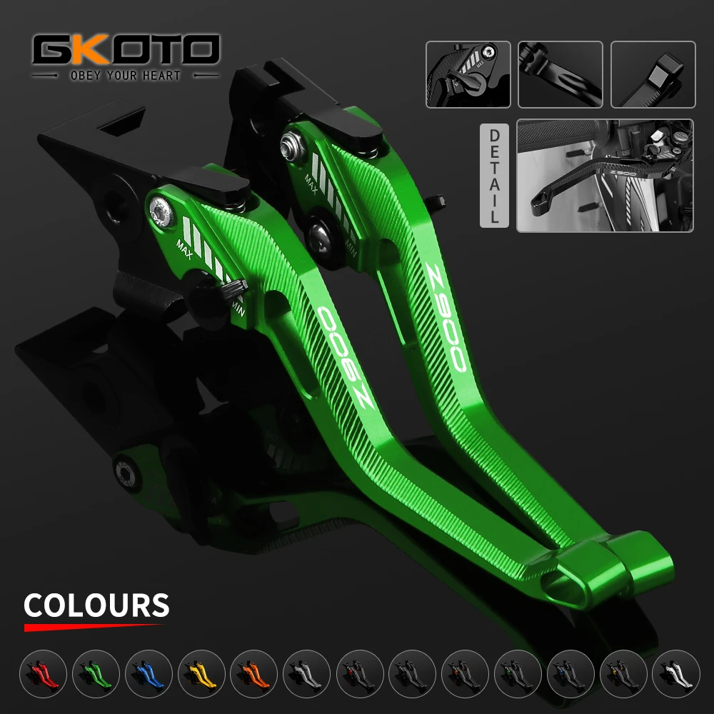 

Fit Z900 2022 Motorcycles CNC Aluminum Adjustable 5D Handlebar Short Brake Clutch Levers For Kawasaki Z 900 2017-2021 2022