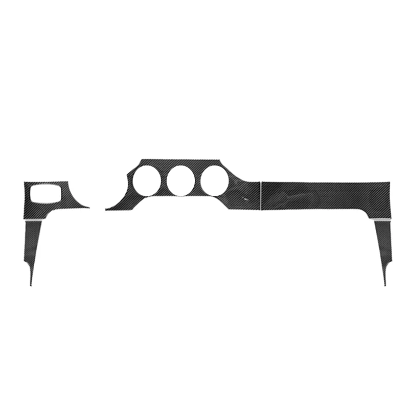 

5 Pack For 2015-2019 Ford Mustang Carbon Fiber Car Dashboard Sticker Interior