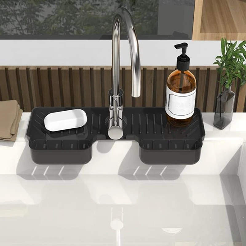 Впитывающий Коврик для кухонного смесителя брызговик раковины силиконовый