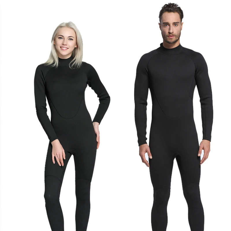 Couple Models 2MM One-piece Diving Suit Outdoor Beach Surf Suit Cold-proof Diving Swimsuit Wetsuit