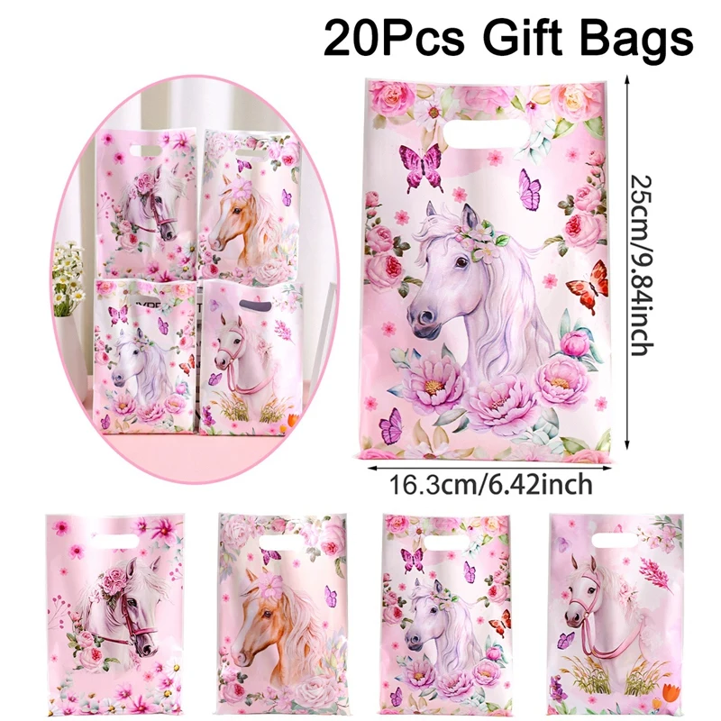 

Розовые пакеты для подарков с цветочным принтом