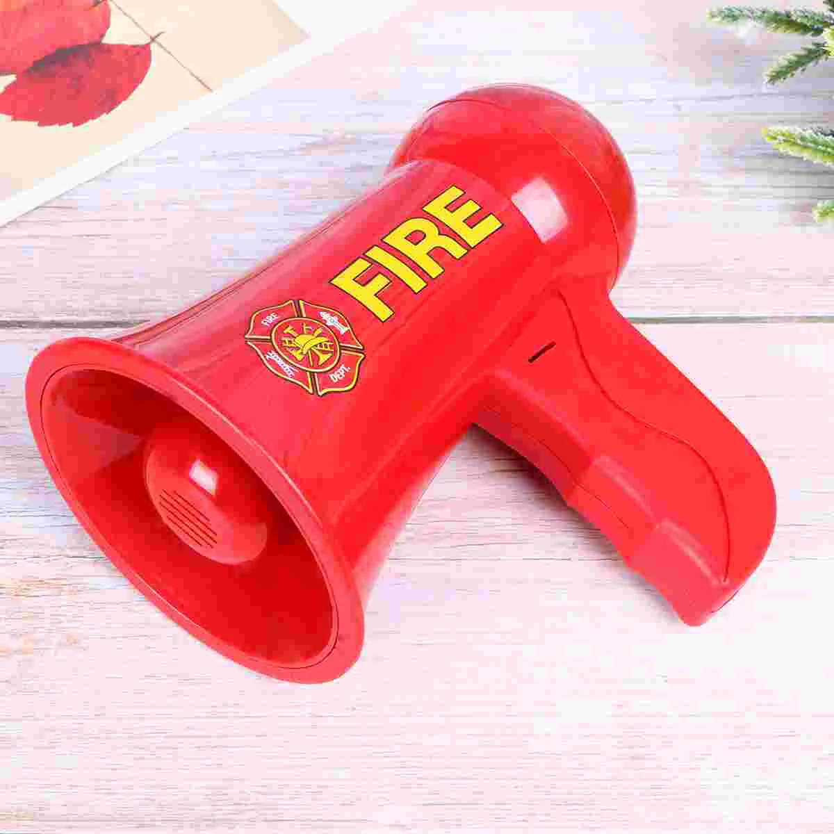 

1PC Mini Megaphone Toy Firemen Toys Set Simulated Voice Microphone Toy Imitation Fire Cosplay Megaphone Toy Fire Fighter's