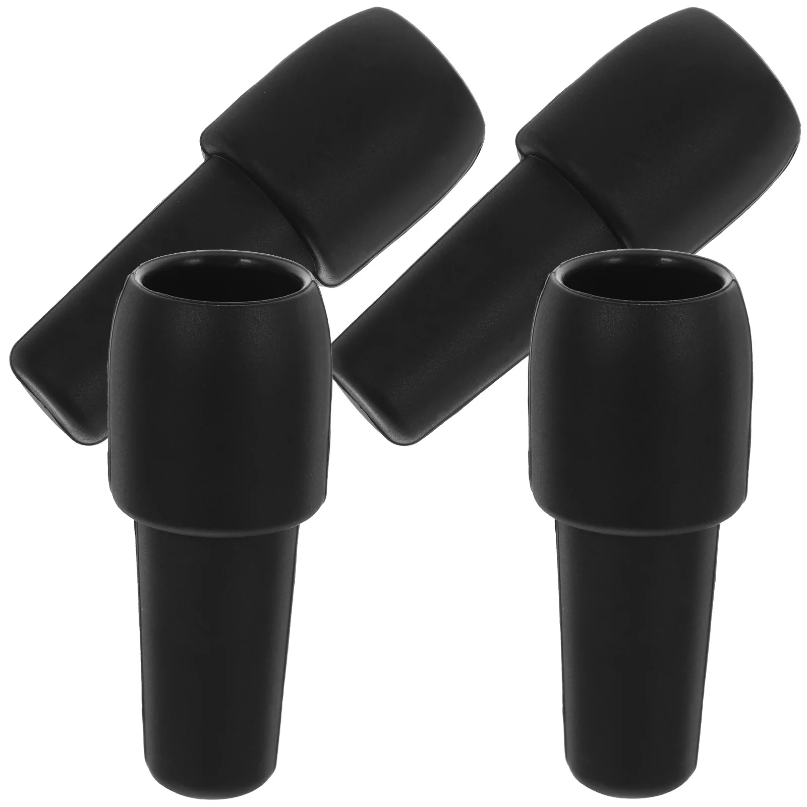 4-шт. пробка для бутылок силиконовые пробки пробковое уплотнение напитков черная