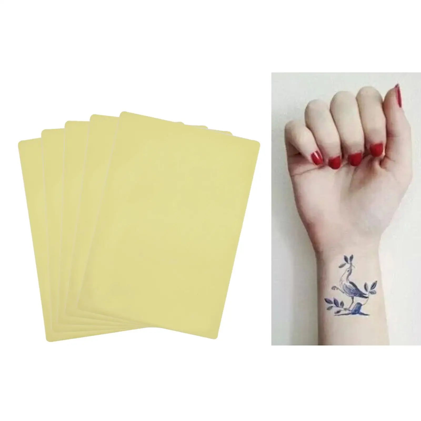 

5 x High Quality Blank Double Sided Tattoo Practice Skin Fake Skin Supply