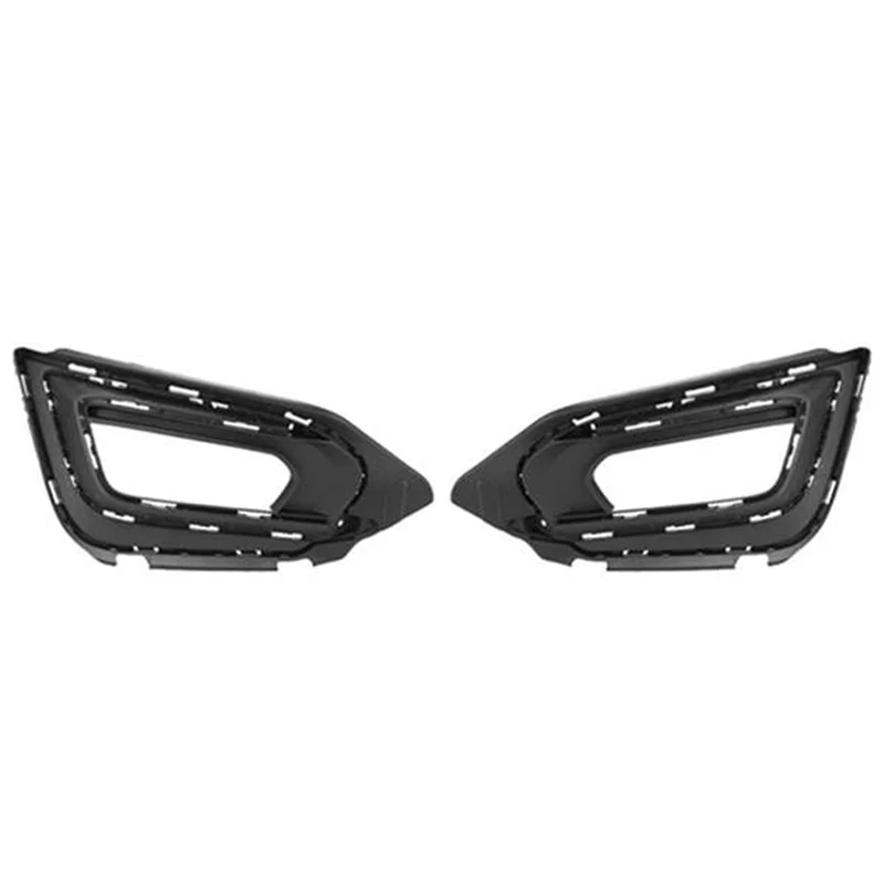 

1Pair Car Front Bumper Fog Light Cover Bezel Fog Lamp Grille with Hole Replacement for SAIC ROEWE I5
