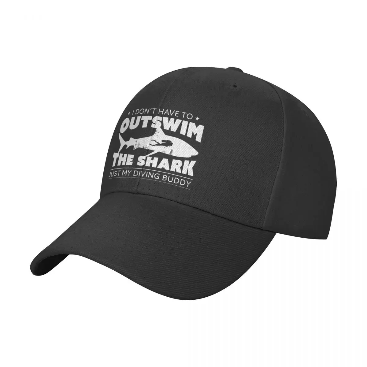 

Shark Diver Scuba Baseball Cap Solid Color Fashion Adjustable Leisure Caps Men Women Hats Caps