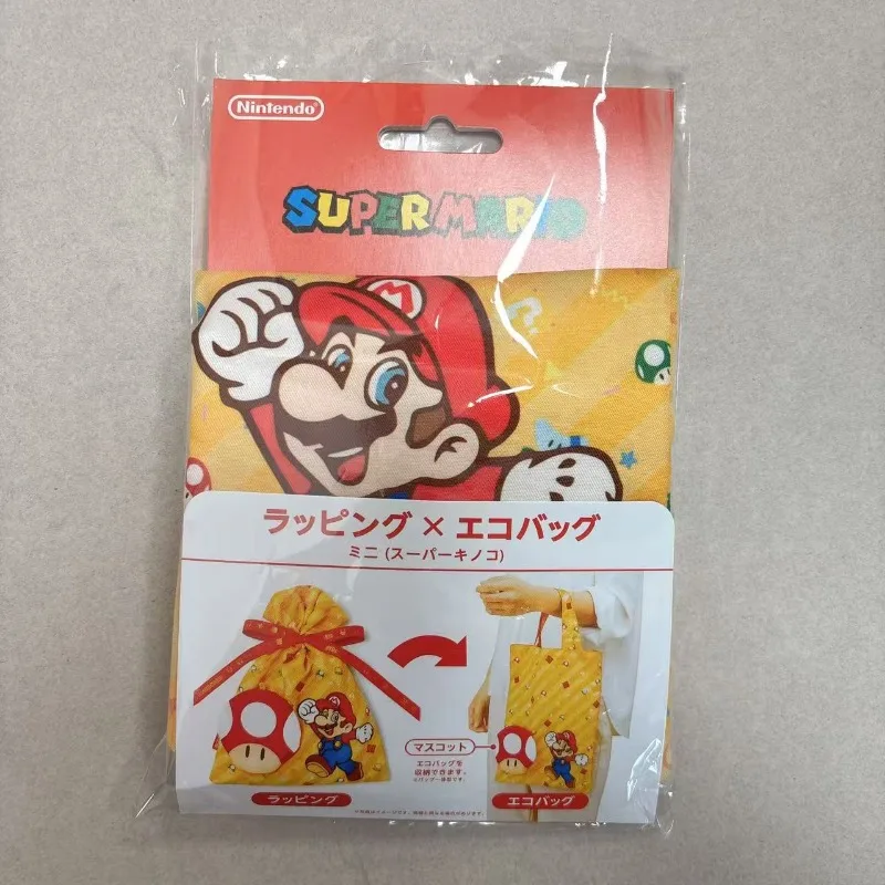Фото Складные экологически чистые сумки Super Mario вокруг игры, косые сумки через плечо, сумки для хранения покупок большой вместимости №4