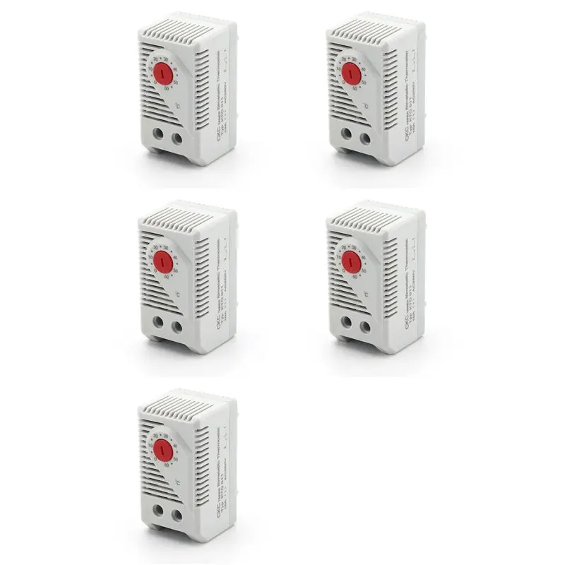 Фото 5X SINOTIMER KTO011 Мини-термостат для шкафа, компактный механический регулятор температуры №1