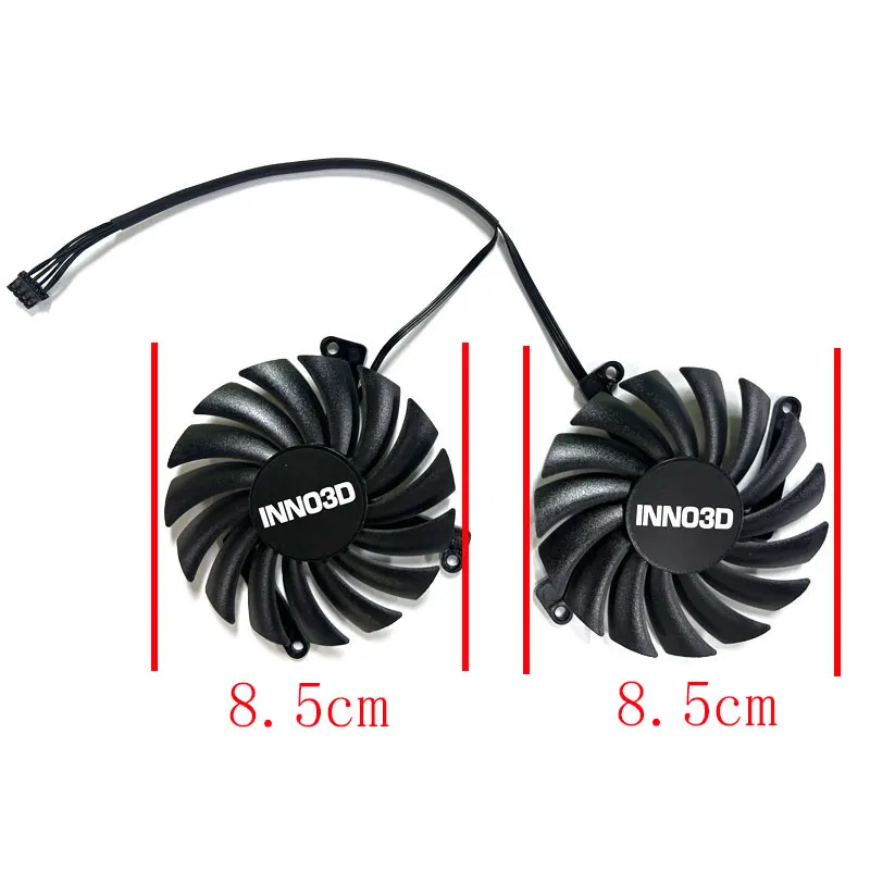 Новинка 85 мм для видеокарты INNO3D GeForce RTX 2060 12 Гб TWIN X2 OC запасной вентилятор