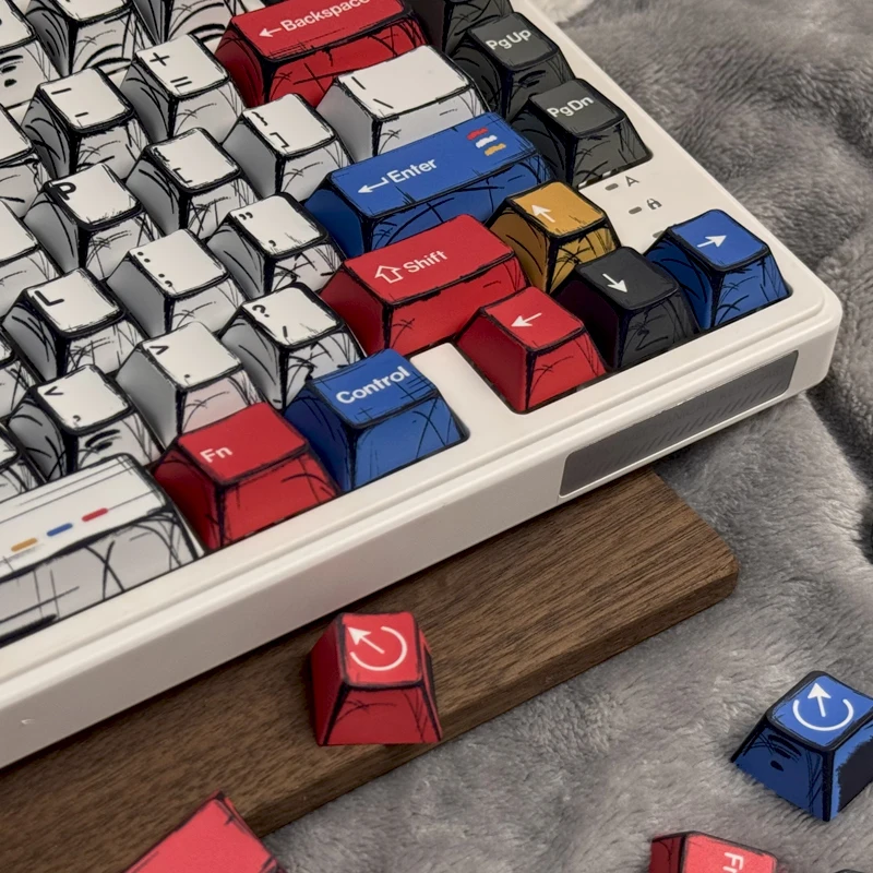 Аниме ветровая клавиатура смешанный свет 136-клавишная оригинальная высота