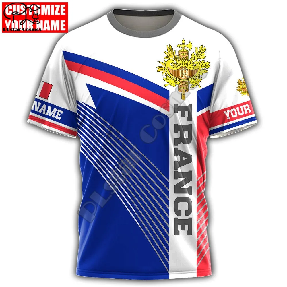 

PLstar Cosmos France Republic 3D Printed 2022 New Fashion T-shirt Harajuku Streetwear Men/Women Short Sleeve Drop Shipping F27