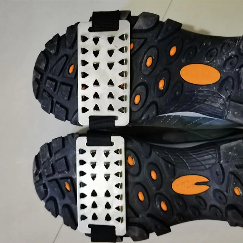 Обувь Ледяные шипы Снежные тяговые ледяные с зубцами из нержавеющей стали для