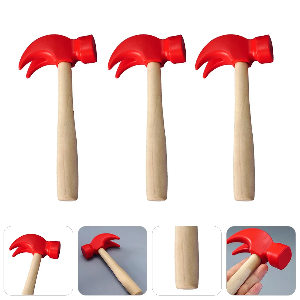 

Hammer Toy Wooden Kids Toys Simulation Tools Malletchildren Wood Hammers Poundingtoddler Educational Maintenance Handled Play